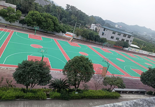 四川学校丙烯酸球场