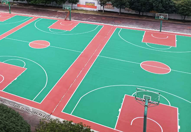重庆学校丙烯酸球场