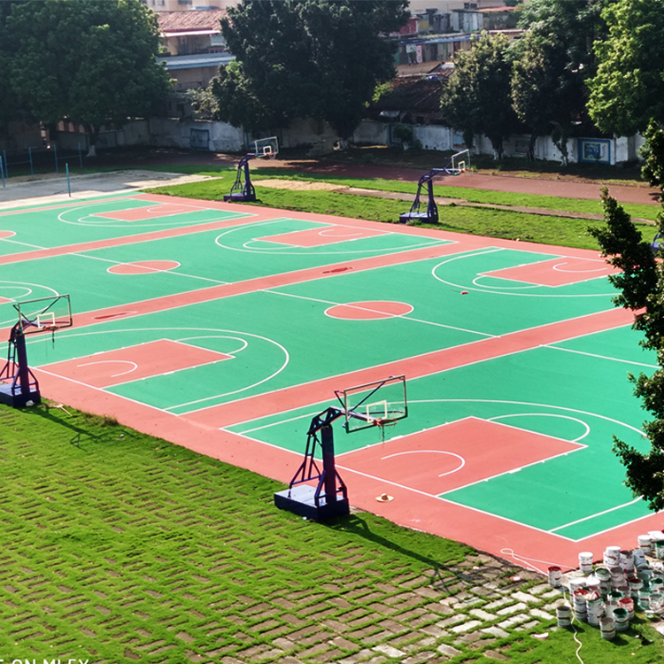 学校丙烯酸球场材料