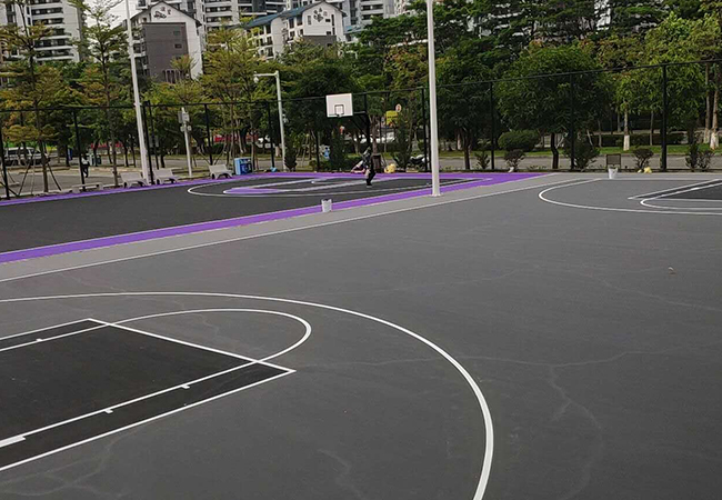 硅pu球场颜色